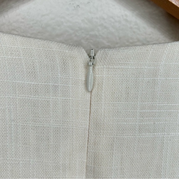 NWT Staud wide leg linen blend jumpsuit cream 2 - Picture 11 of 16